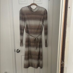 Vintage Nelly de Grab metallic thread dress